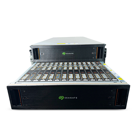 Seagate Exos E 5U84 SAS Disk Shelf | 84-Bay 5U Data Center JBOD Enclosure (Refurbished) with Enterprise SAS Hard Drives
