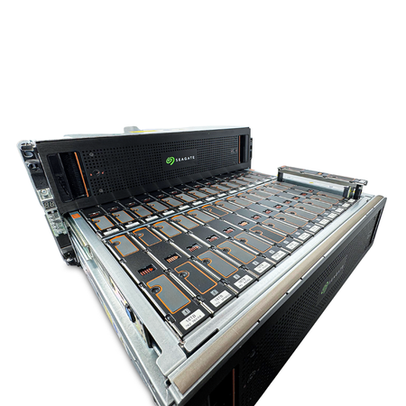 Seagate Exos E 5U84 SAS Disk Shelf | 84-Bay 5U Data Center JBOD Enclosure (Refurbished) with Enterprise SAS Hard Drives