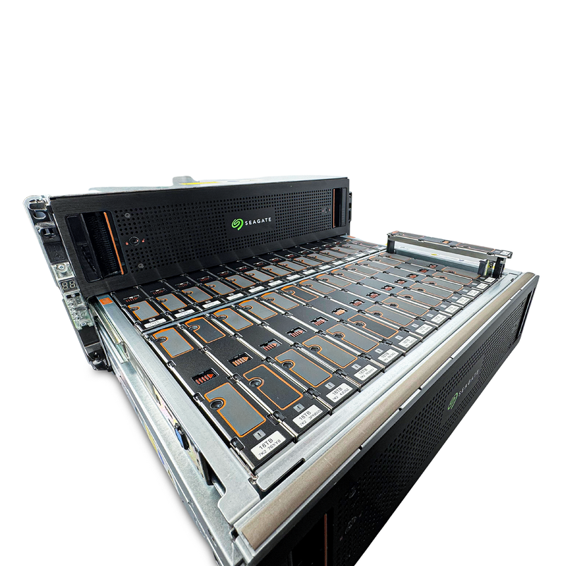 Seagate Exos E 5U84 SAS Disk Shelf | 84-Bay 5U Data Center JBOD Enclosure (Refurbished) with Enterprise SAS Hard Drives