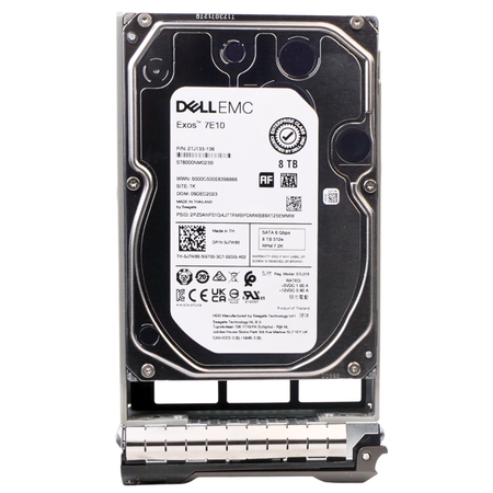 Dell G13 400-ANUJ 8TB 7.2K RPM SATA 6Gb/s 512e 256MB 3.5in Refurbished HDD