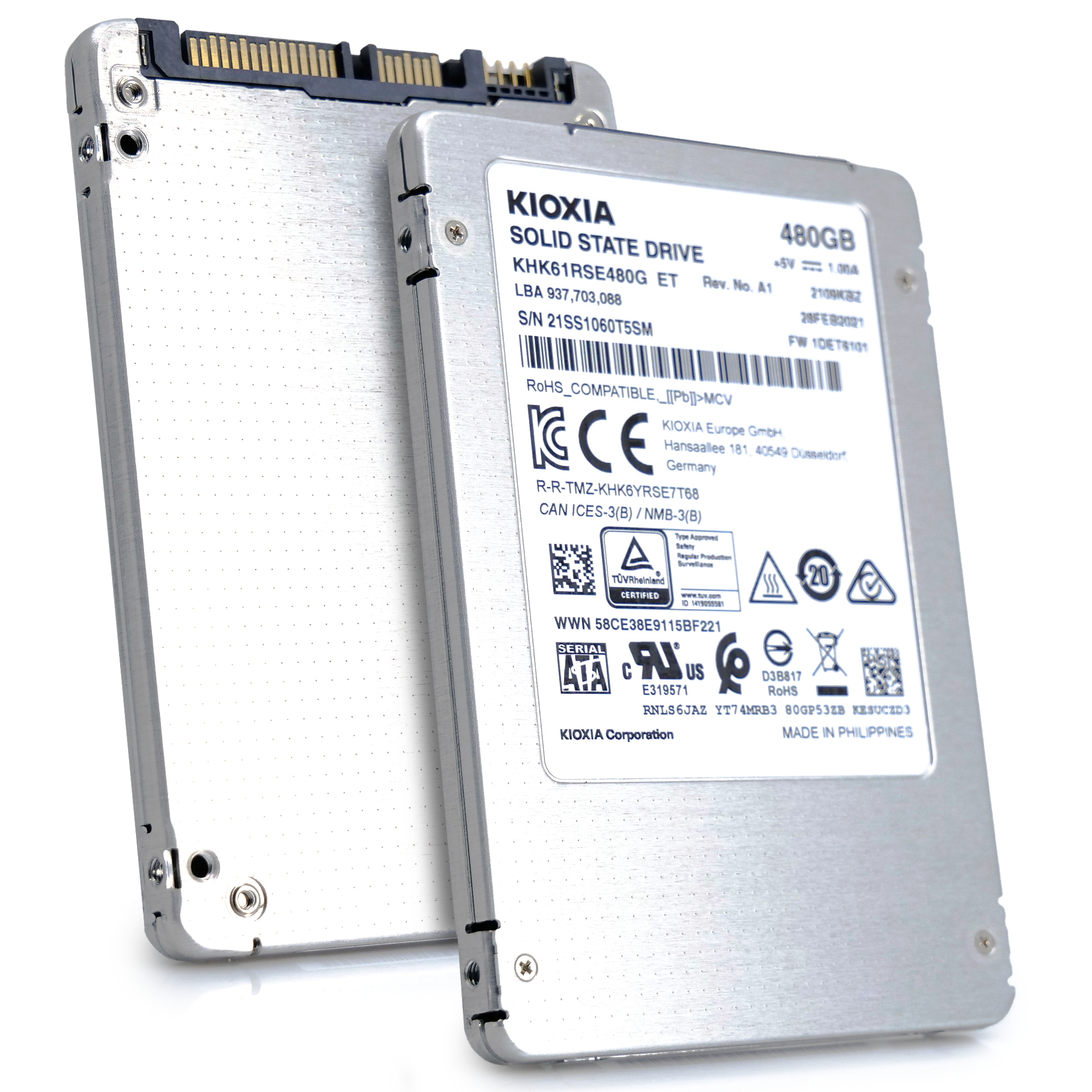 Kioxia HK6 KHK61RSE480G 480GB SATA 6Gb/s 2.5" Read Intensive Solid State Drive