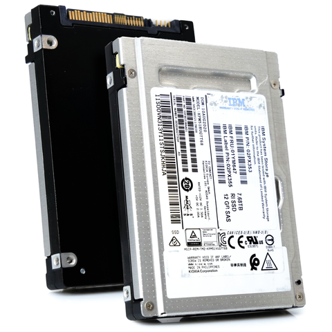 Kioxia/IBM PM5-R KPM51RUG7T68 02PX355 7.68TB 1 DWPD SAS 12Gb/s Read Intensive TLC 2.5in Solid State Drive