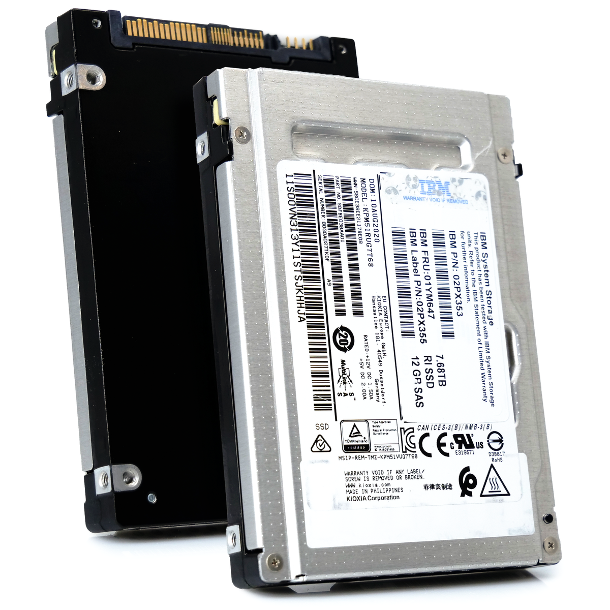 Kioxia/IBM PM5-R KPM51RUG7T68 7.68TB SAS 2.5