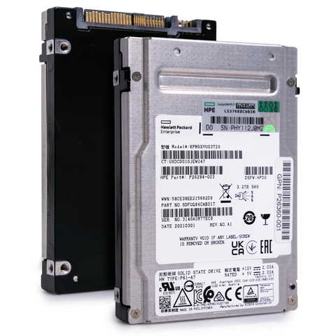 HP/Kioxia PM6-V KPM6XVUG3T20 P26360-001 3.2TB 3 DWPD SAS 4 22.5Gb/s TLC 2.5in Refurbished SSD