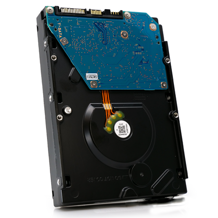Toshiba MD04 MD04ACA200NR 2TB 7.2K RPM SATA 6Gb/s Desktop 3.5in Recertified Hard Drive back angle