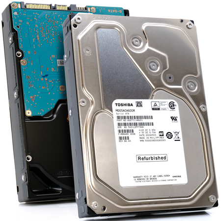 Toshiba MD05 MD05ACA600R 6TB 7.2K RPM SATA 6Gb/s Desktop 3.5in Recertified Hard Drive