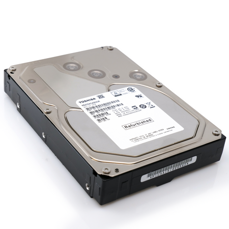 Toshiba MD05 MD05ACA800R 8TB 7.2K RPM SATA 6Gb/s Desktop 3.5in Recertified Hard Drive - Flat View
