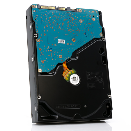 Toshiba MD06 MD06ACA800R 8TB 7.2K RPM SATA 6Gb/s Desktop 3.5in Recertified Hard Drive - Rear View