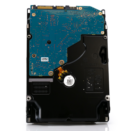 Toshiba MD07 MD07ACA12TR 12TB 7.2K RPM SATA 6Gb/s 512e Desktop 3.5in Recertified Hard Drive - Rear View