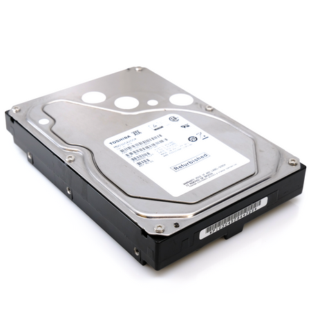 Toshiba MD03 MD03ACA200R 2TB 7.2K RPM SATA 6Gb/s Desktop 3.5in Recertified Hard Drive - Flat View