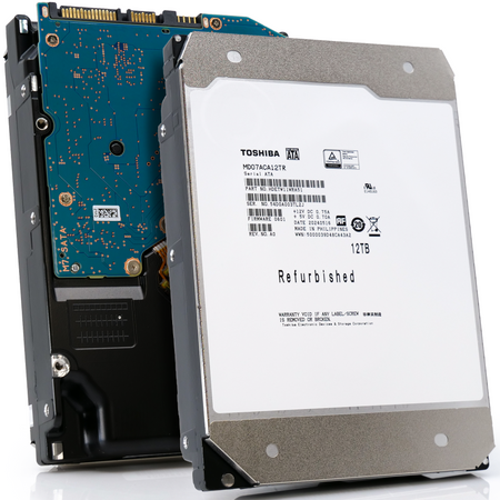 Toshiba MD07 MD07ACA12TR 12TB 7.2K RPM SATA 6Gb/s 512e Desktop 3.5in Recertified Hard Drive