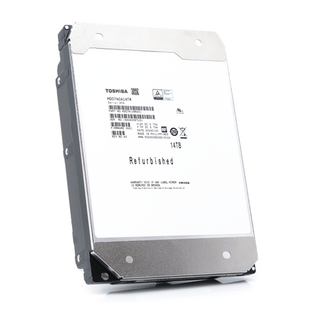 Toshiba MD07ACA MD07ACA14TR 14TB 7.2K RPM SATA 6Gb/s 512e Desktop 3.5in Recertified Hard Drive