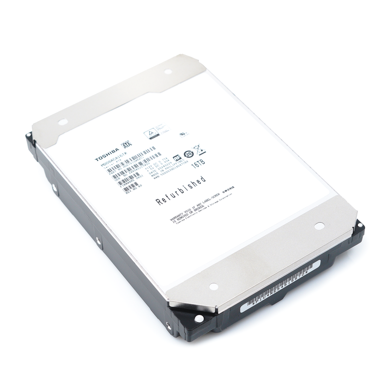 Toshiba MD08 MD08ACA16TR 16TB 7.2K RPM SATA 6Gb/s 512e Desktop 3.5in Recertified Hard Drive