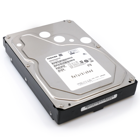 Toshiba MD08 MD08ADA800R 8TB 7.2K RPM SATA 6Gb/s 512e Desktop 3.5in Recertified Hard Drive - Flat View