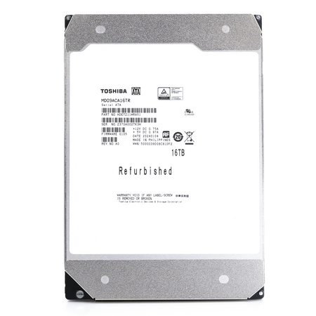 Toshiba MD09 MD09ACA16TR 16TB 7.2K RPM SATA 6Gb/s 512e Desktop 3.5in Refurbished HDD
