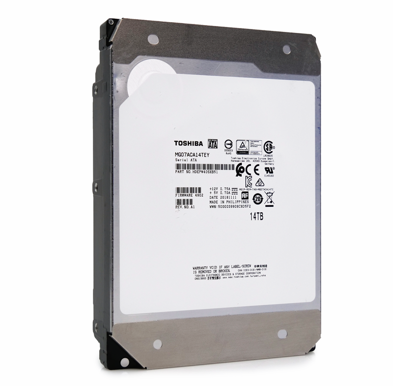 Toshiba MG07 MG07ACA14TEY 14TB 7.2K RPM SATA 6Gb/s 512e SIE 3.5in Refurbished HDD