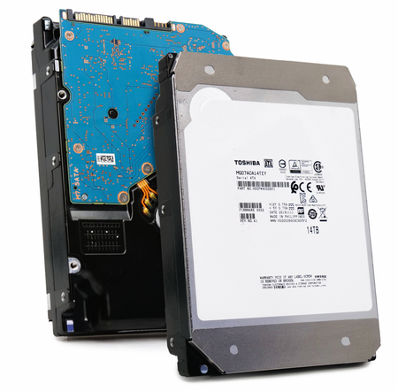 Toshiba 14TB MG07 MG07ACA14TEY 7.2K RPM SATA 6Gb/s 512e SIE 3.5in Refurbished HDD