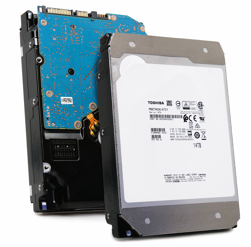 Toshiba MG07 MG07ACA14TEY 14TB 7.2K RPM SATA 6Gb/s 512e SIE 3.5in Refurbished HDD