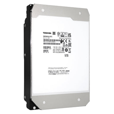 Toshiba MG09 MG09ACA18TE 18TB 7.2K RPM SATA 6Gb/s 512e 3.5in Refurbished HDD - Front View