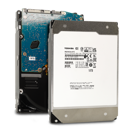 Toshiba MG09 MG09SCA18TE 18TB 7.2K RPM SAS 12Gb/s 512e 3.5in Recertified Hard Drive