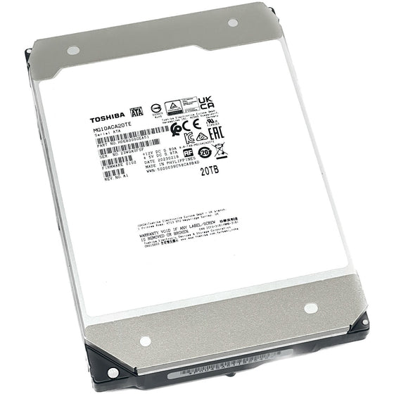 Toshiba MG10 MG10ACA20TE 20TB 7.2K RPM SATA 6Gb/s 512e 3.5in Hard Drive