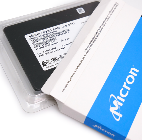 Micron 5300 Pro MTFDDAK1T9TDS 1.92TB SATA 6Gb/s 3D TLC 2.5in Enterprise Solid State Drive