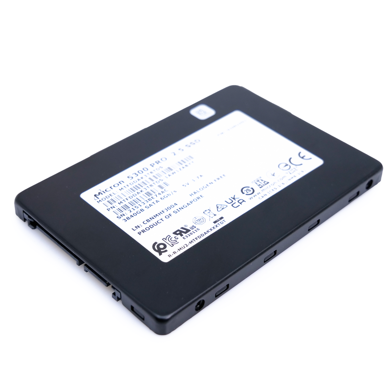 Micron 5300 MTFDDAK3T8TDS-1AW1ZABYY 3.84TB SATA 6Gb/s 2.5" Solid State Drive