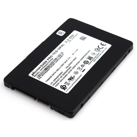 Micron 5300 PRO MTFDDAK7T6TDS-1AW1ZABYY 7.68TB SATA 6Gb/s 3D TLC 2.5in Solid State Drive