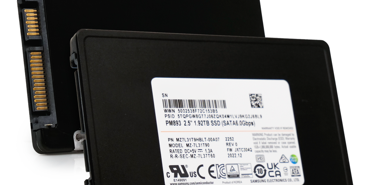 Samsung PM893 MZ7L31T9HBLT 1.92TB SATA 2.5