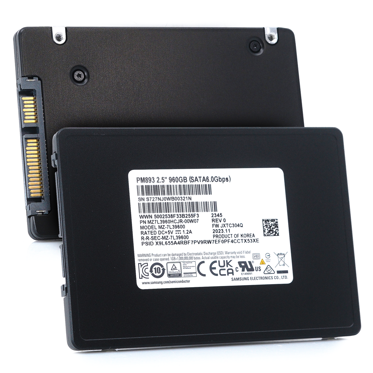 Samsung PM893 MZ-7L39600 960GB SATA 2.5