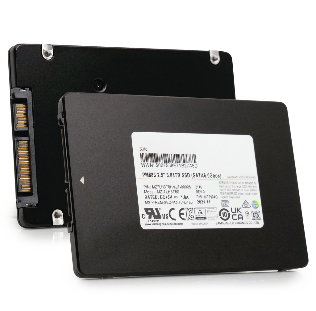 Samsung PM883 MZ7LH3T8HMLT 3.84TB SATA 2.5 SSD — ServerPartDeals.com