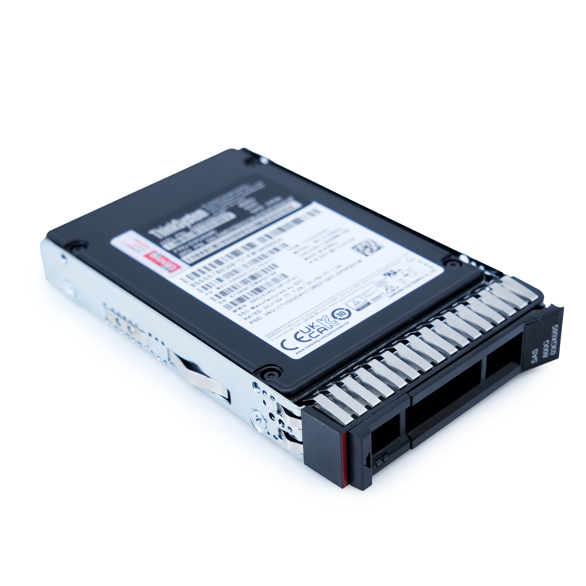 Samsung/Lenovo PM1655 MZILG960HCHQ 800GB SAS-4 24Gb/s Mixed Use 3D TLC 2.5in Solid State Drive