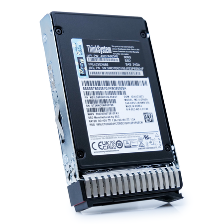 Samsung/Lenovo PM1655 MZILG960HCHQ 800GB SAS-4 24Gb/s Mixed Use 3D TLC 2.5in Solid State Drive