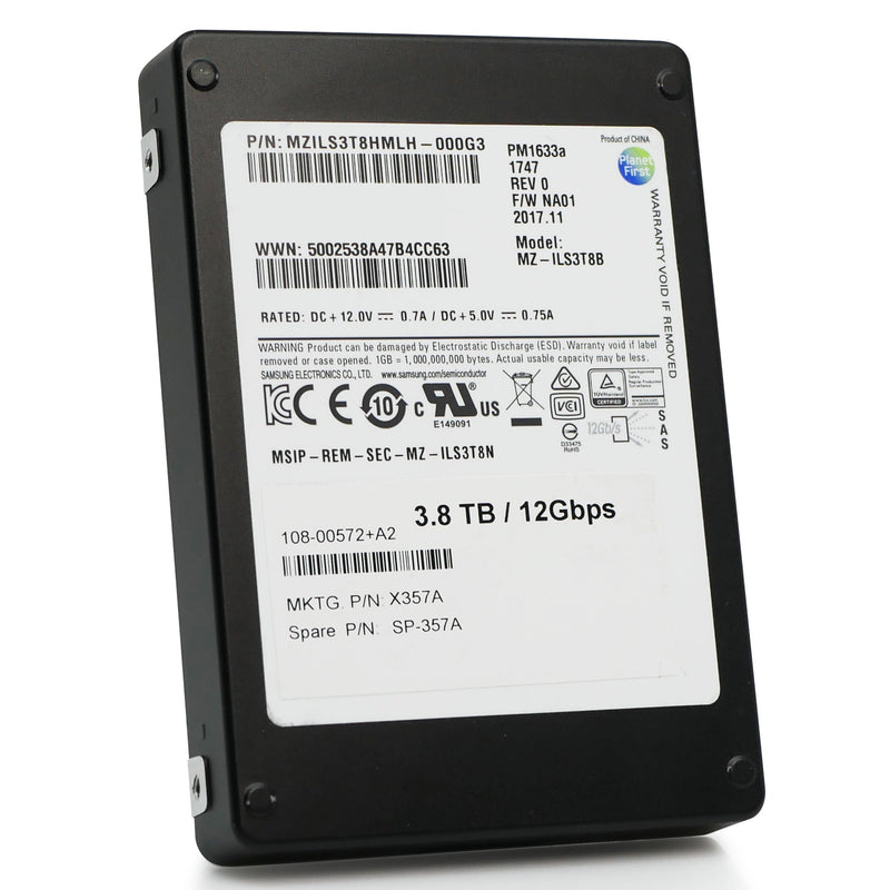 Samsung PM1633a MZILS3T8HMLH 3.84TB SAS 12Gb/s 2.5" SSD