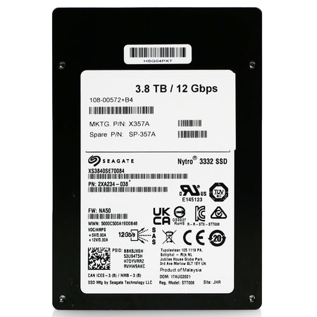 Seagate Nytro 3332 XS3840SE70084 3.84TB 1 DWPD SAS 12Gb/s 3D TLC 2.5in Refurbished SSD