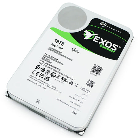 Seagate Exos X20 ST18000NM000D 18TB 7.2K RPM SAS 12Gb/s 3.5in Refurbished HDD