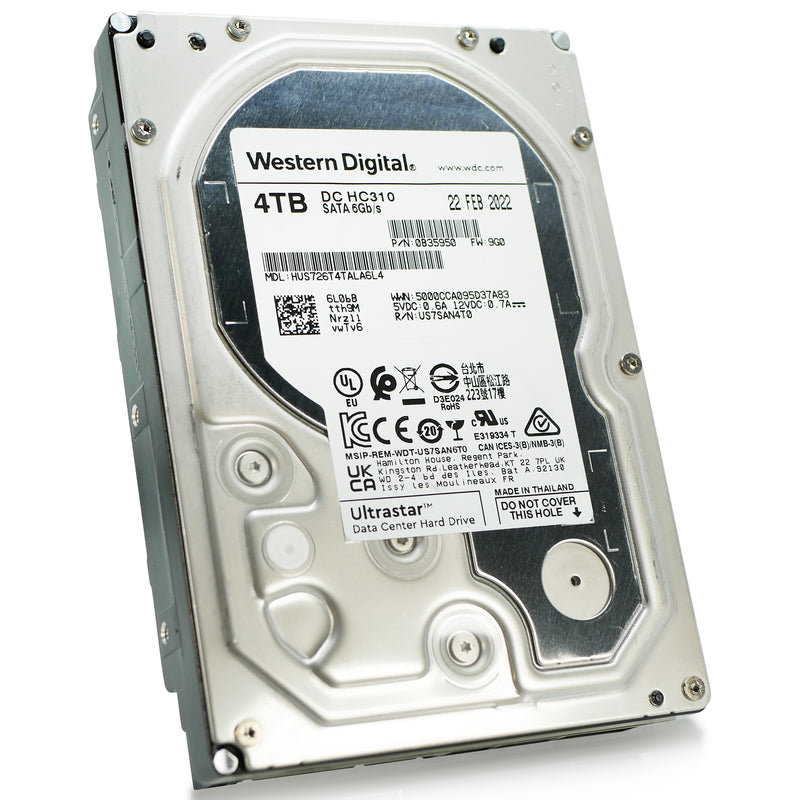 Western Digital Ultrastar DC HC310 HUS726T4TALA6L4 0B35950 4TB 7.2K RPM SATA 6Gb/s 512n 3.5in Hard Drive