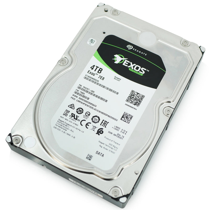 Seagate Exos 7E8 ST4000NM0035 4TB 7.2K RPM SATA 6Gb/s 512n 128MB 3.5" Hard Drive
