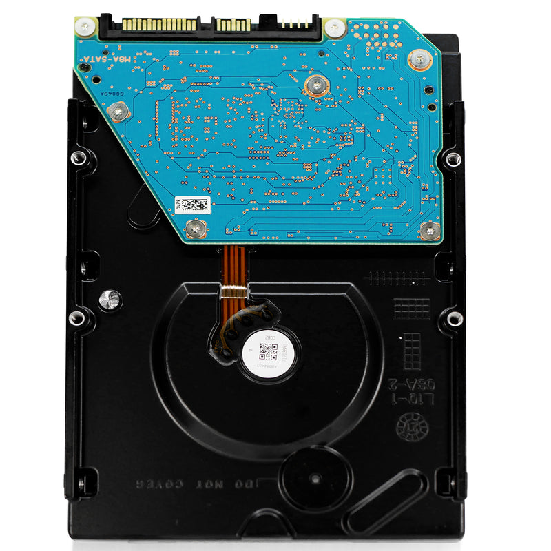 Toshiba MG08-D MG08ADP400E 4TB 7.2K RPM SATA 6Gb/s 512e 3.5in Hard Drive, back view