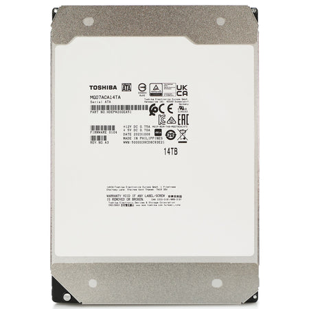 Toshiba MG07 MG07ACA14TA 14TB 7.2K RPM SATA 6Gb/s 4Kn Enterprise 3.5in Hard Drive