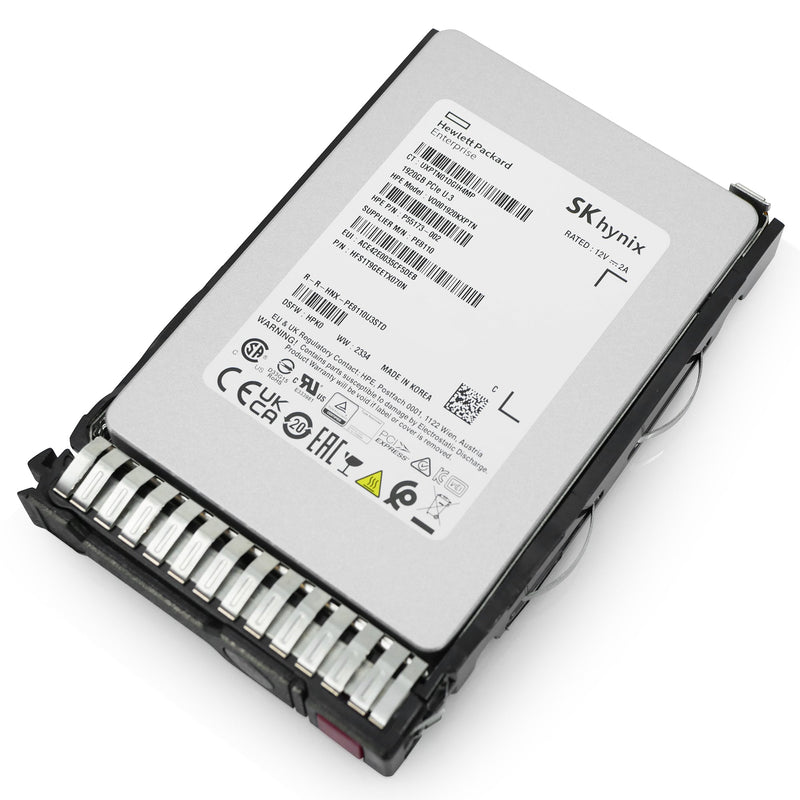 HP Generation 8 VO001920KXPTN P55173-002 1.92TB 1 DWPD PCIe Gen 4.0 x4 8GB/s 4D V6 TLC U.3 NVMe 2.5in Solid State Drive