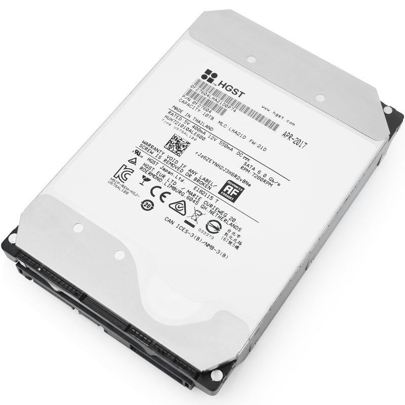 Western Digital Ultrastar DC HC510 HUH721010ALE600 0F27604 10TB 7.2K RPM SATA 6Gb/s 512e 256MB 3.5" ISE Refurbished HDD