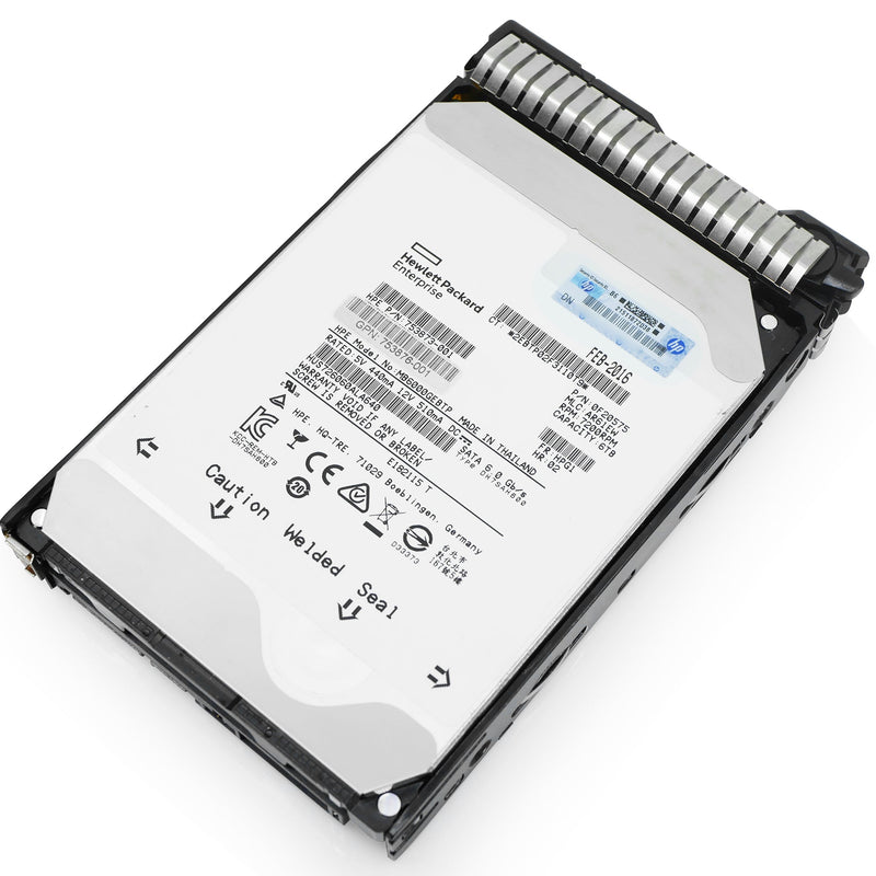 HP Generation 8 MB6000GEBTP 753873-001 6TB 7.2K RPM SATA 6Gb/s 512n 3.5in Refurbished HDD