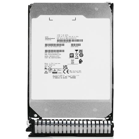 HP Generation 8 MB014000GZYVU P44924-004 14TB 7.2K RPM SATA 6Gb/s 4kn 3.5in Hard Drive