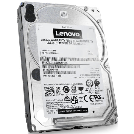 Seagate/Lenovo Exos 7E2000 ST1000NX0453 1TB 7.2K RPM SAS 12Gb/s 512n 2.5in Hard Drive