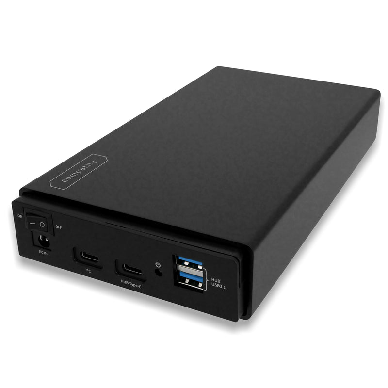 Compatily LV22 USB-C 10Gbps External HDD and HUB