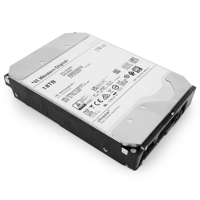 Western Digital Ultrastar DC HC550 WUH721818ALE6L1 0F38458 18TB 7.2K RPM SATA 6Gb/s 512e SED TCG-Enterprise 3.5in Hard Drive