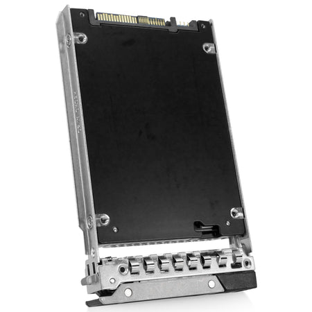 Dell G14 0J91CR 15.36TB 1 DWPD PCIe Gen 4.0 x4 8GB/s 3D TLC U.3 NVMe 2.5in Solid State Drive, back angled view