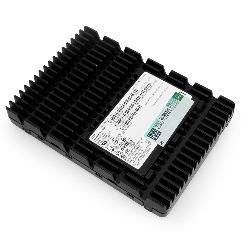 HP/Micron 7500 MAX MTFDKCC6T4TGQ 6.4TB PCIe Gen 4.0 x4 8GB/s 3D TLC U.3 NVMe 2.5in Recertified Solid State Drive