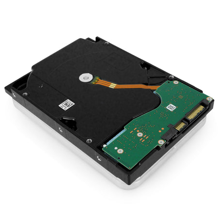 Dell/Seagate Exos X18 ST16000NM002J 16TB 7.2K RPM SATA 6Gb/s 512e 3.5in Hard Drive, back bottom angled connectors view